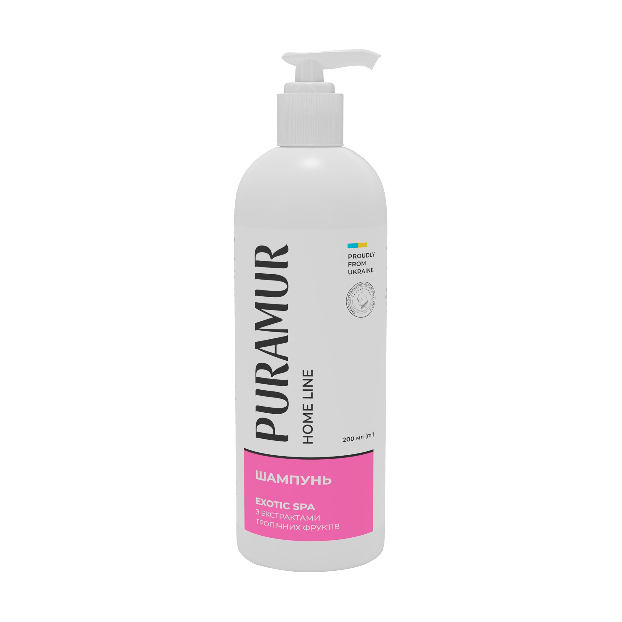Шампунь для собак та кішок Puramur Home line Exotic Spa з екстрактами тропічних фруктів, 200 мл